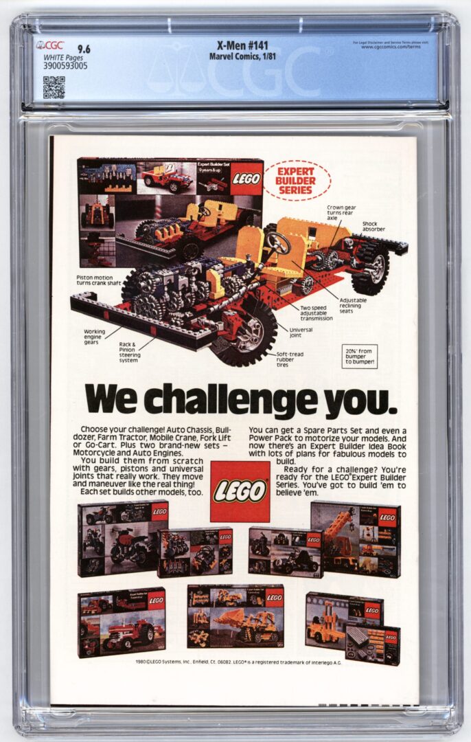 Uncanny X-Men #141  CGC 9.6  1st App. of Rachel Summers (Phoenix II)