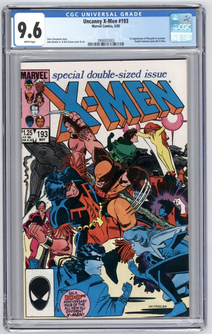 Uncanny X-Men #193  CGC 9.6  1st Warpath in costume