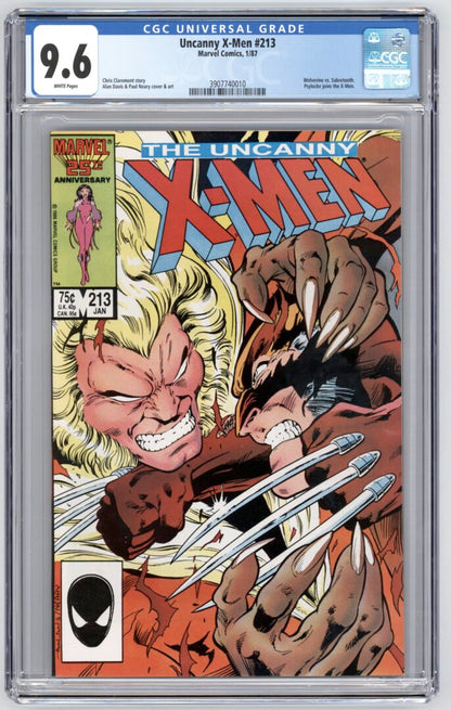 Uncanny X-Men #213  CGC 9.6  Psylocke joins the X-Men