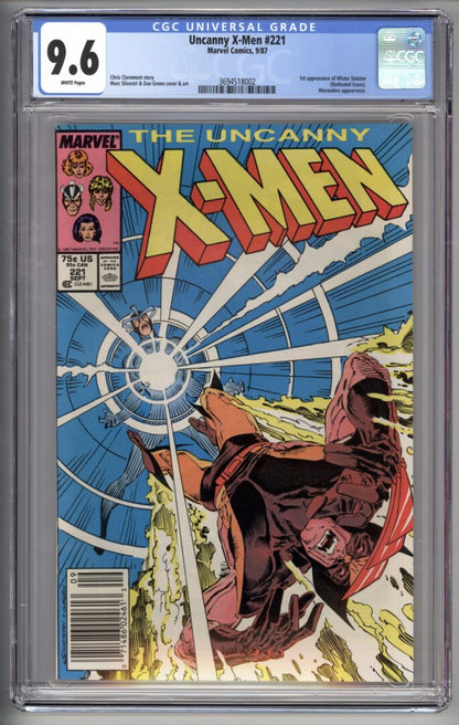Uncanny X-Men #221  CGC 9.6  1st appearance of Mister Sinister