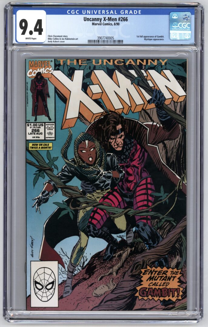 Uncanny X-Men #266  CGC 9.4  1st appearance of Gambit