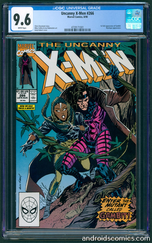 Uncanny X-Men #266  CGC 9.6  1st full App. of Gambit