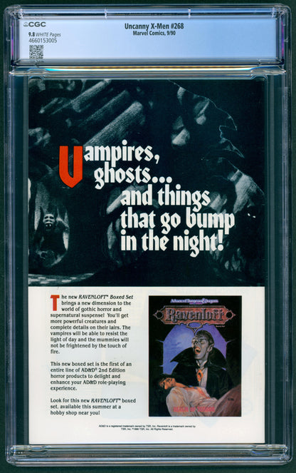 Uncanny X-Men #268  CGC 9.8