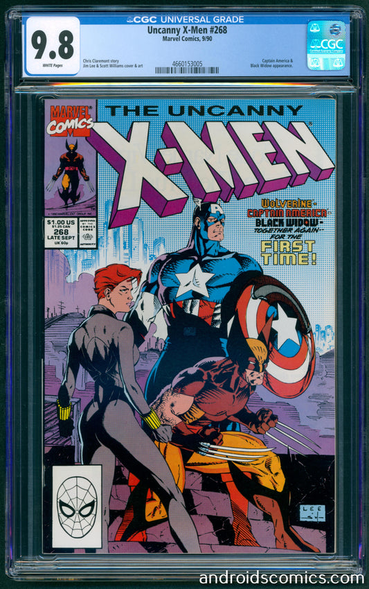 Uncanny X-Men #268  CGC 9.8