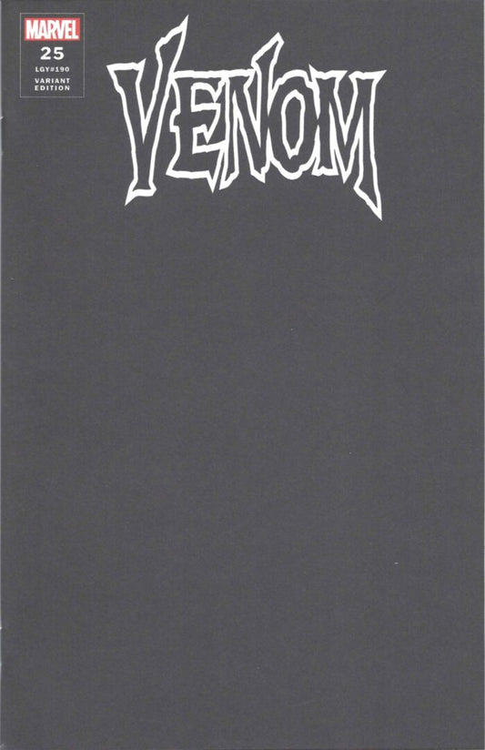 Venom #25  NM  Blank Cover