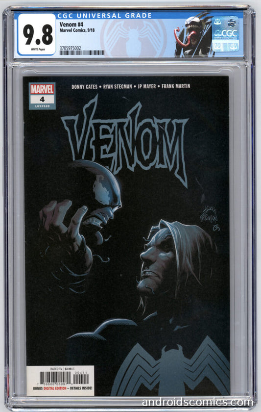 Venom #4  CGC 9.8  Origin of Knull