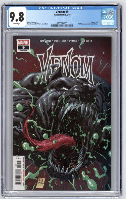Venom #9  CGC 9.8 1st appearance of Dylan Brock