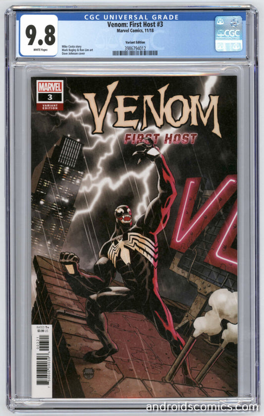 Venom First Host #3  CGC 9.8  1st appearance of Sleeper