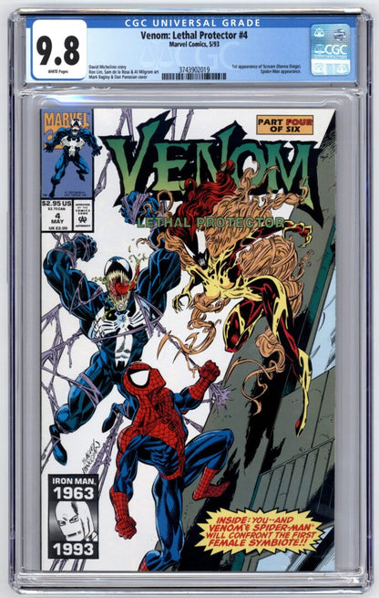 Venom: Lethal Protector #4  CGC 9.8  1st appearance of Scream