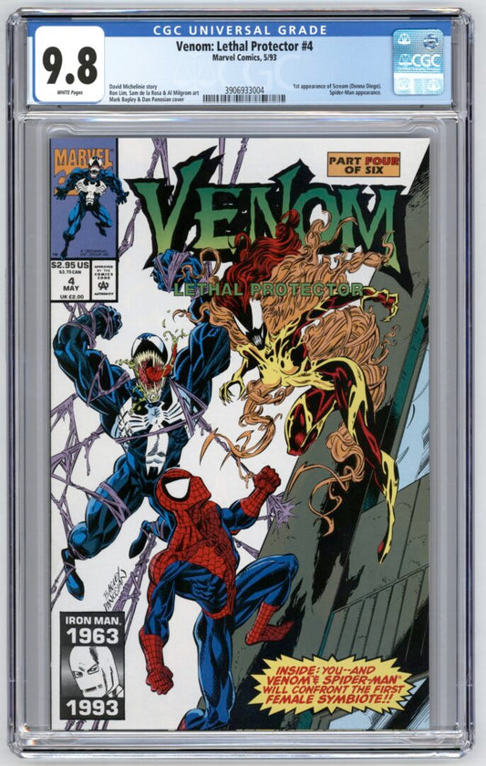 Venom: Lethal Protector #4  CGC 9.8  1st App. of Scream