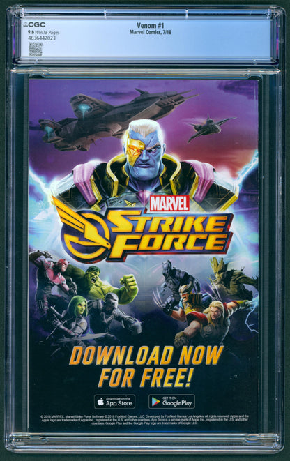 Venom #1   1st App. of the Grendel Symbiote CGC 9.6