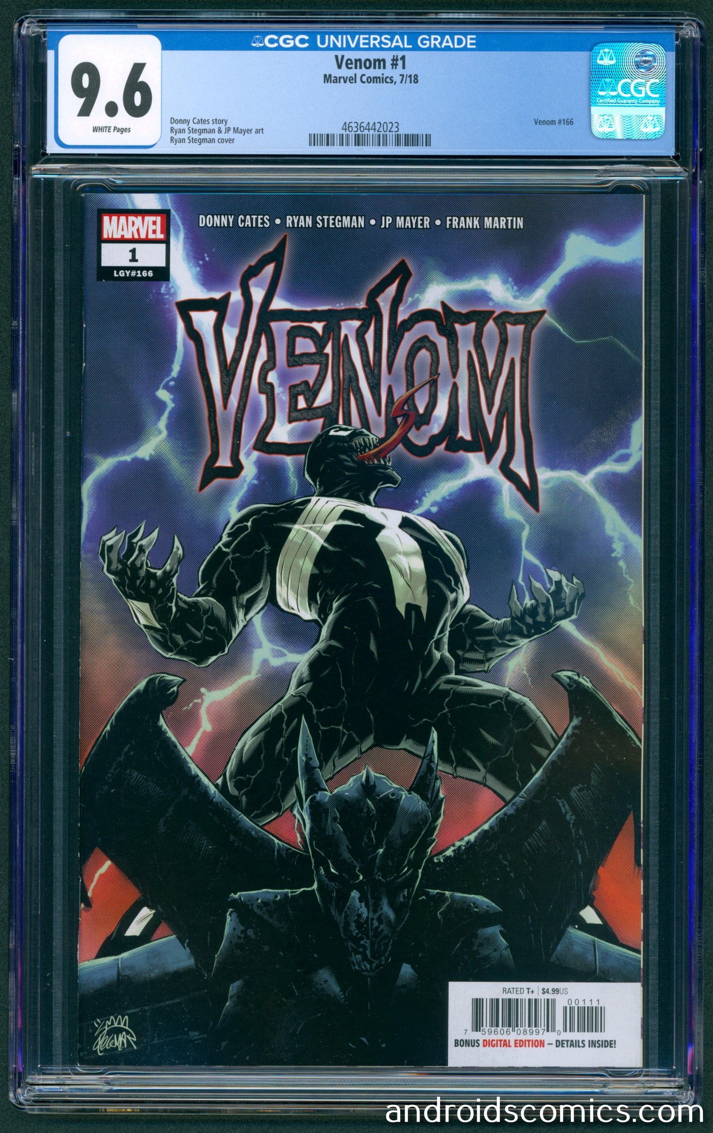 Venom #1   1st App. of the Grendel Symbiote CGC 9.6
