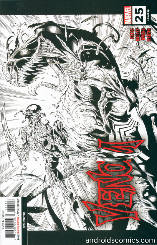 Venom #25 5th Printing Bagley Variant