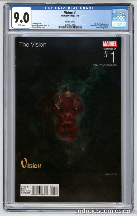 Vision #1  CGC 9.0  Hip Hop Variant