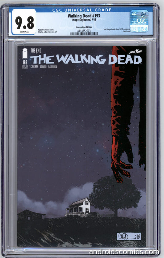 Walking Dead #193Convention EditionCGC 9.8