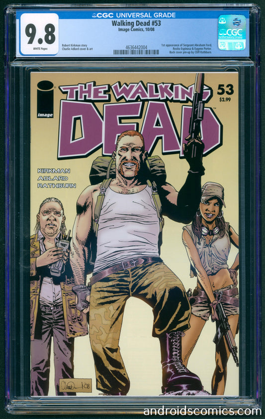 Walking Dead #53 CGC 9.8 1st App. of Abraham