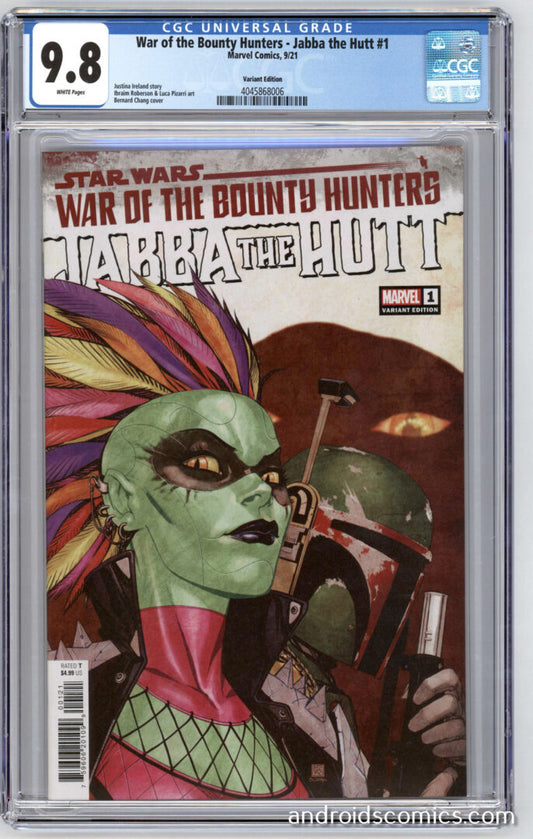 Star Wars War of the bounty Hunters Jabba the Hutt #1  CGC 9.8