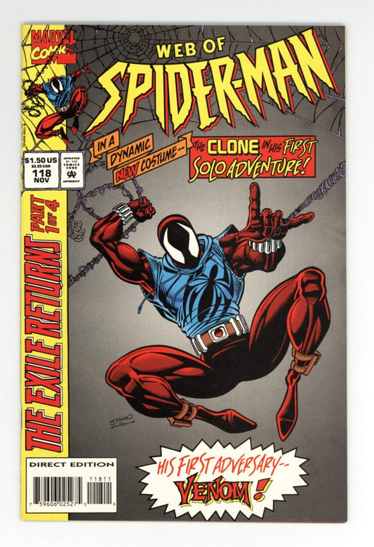 Web of Spider-Man #118  FN/VF  1st appearance of the Scarlet Spider