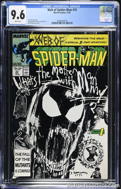 Web of Spider-Man #33 CGC 9.6