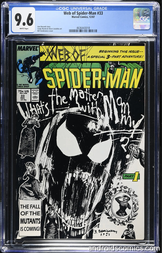 Web of Spider-Man #33 CGC 9.6