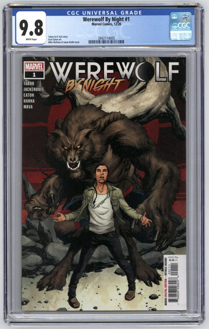 Werewolf By Night #1  CGC 9.8  1st appearance of Jake Gomez