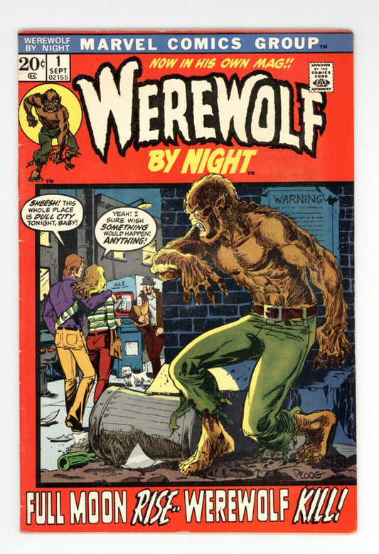 Werewolf By Night #1  VG+