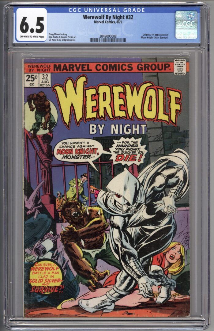 Werewolf by Night #32  CGC 6.5  Origin & 1st appearance of Moon Knight
