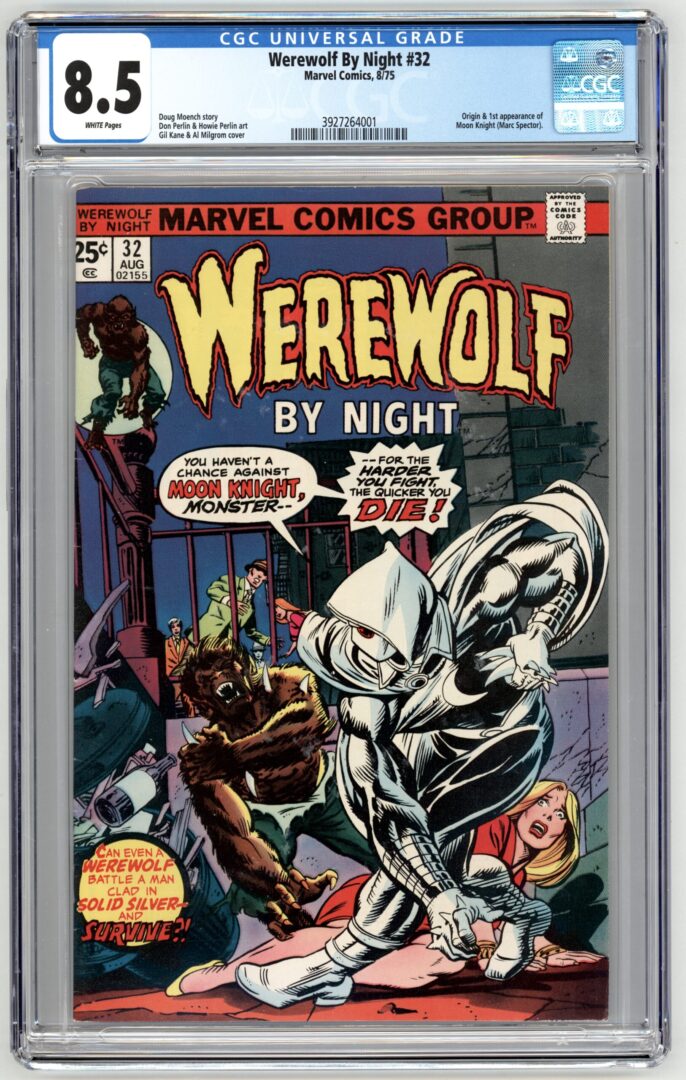 Werewolf by Night #32  CGC 8.5  Origin & 1st App. of Moon Knight