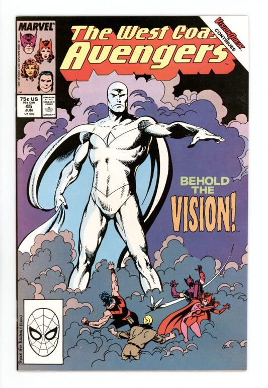 West Coast Avengers #45  VF/NM  1st appearance of White Vision