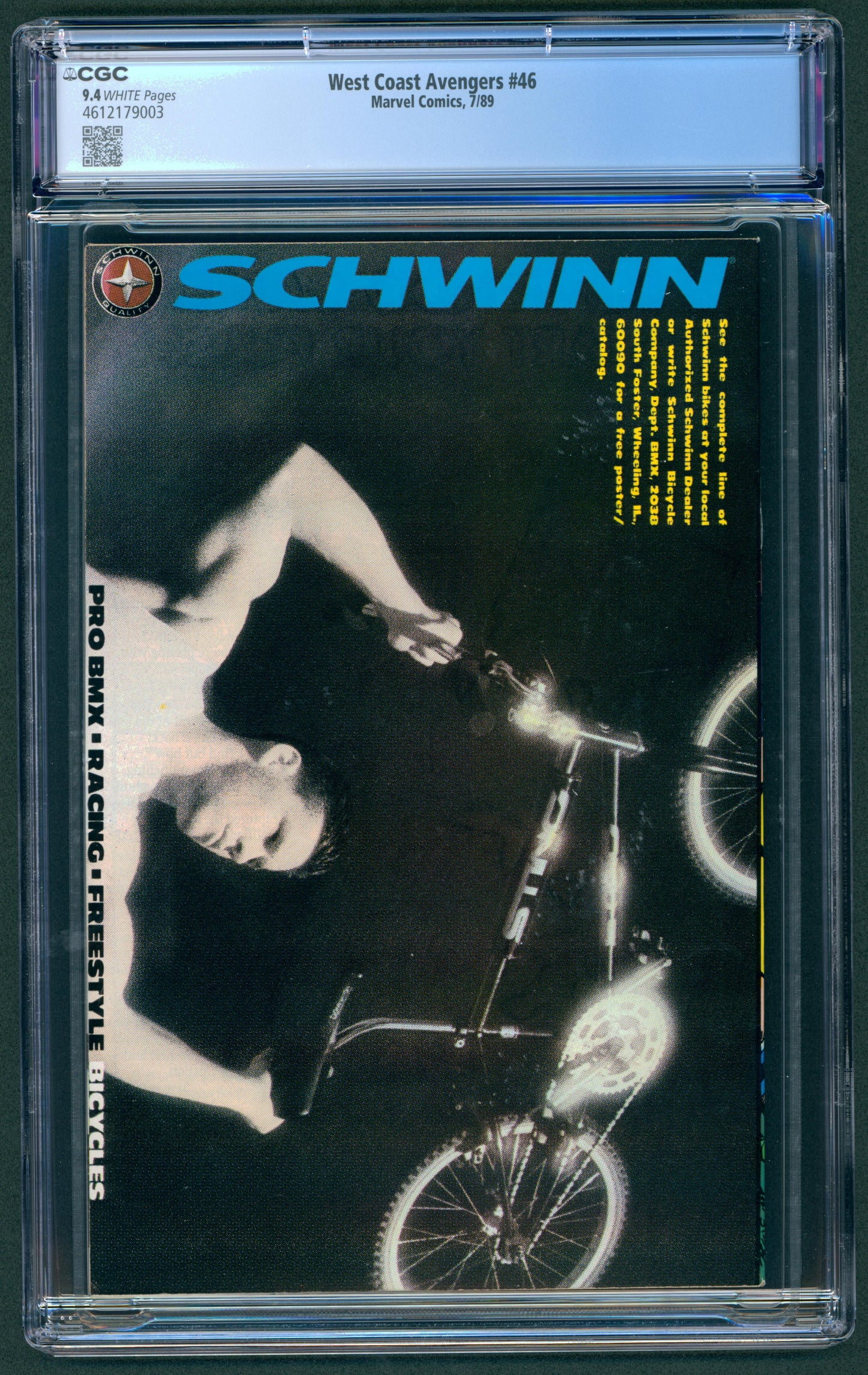 West Coast Avengers #46 CGC 9.4 1st App. of Great Lakes Avengers