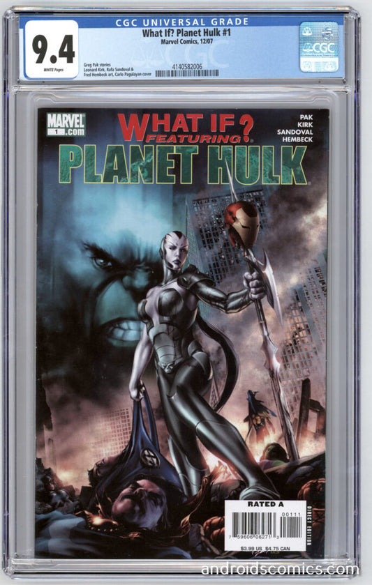 What if? Planet Hulk #1  CGC 9.4  1st App. of Skaar