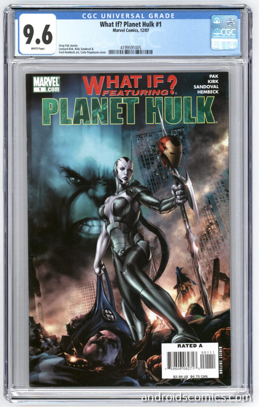 What if Planet Hulk #1  CGC 9.6  1st App. of Skaar