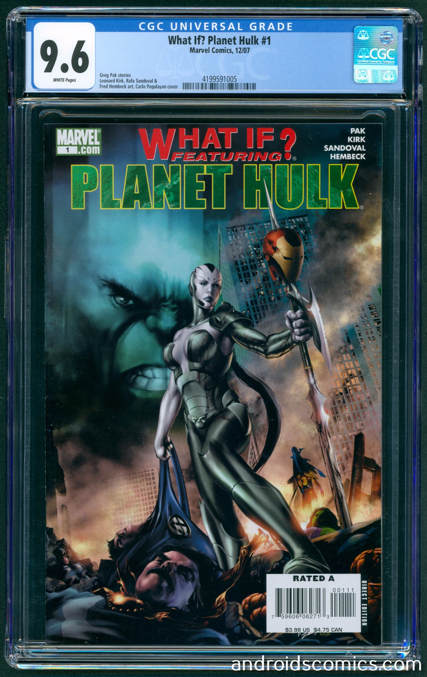 What if Planet Hulk #1  CGC 9.6  1st App. of Skaar