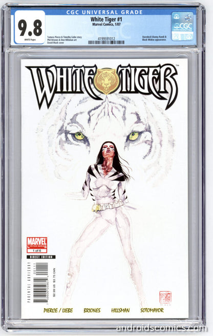 White Tiger #1  CGC 9.8  1st App. of Angela Del Toro