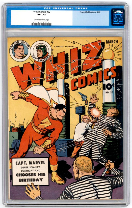 Whiz Comics #52  CGC 7.5