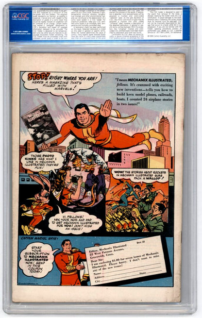 Whiz Comics #69  CGC 8.0