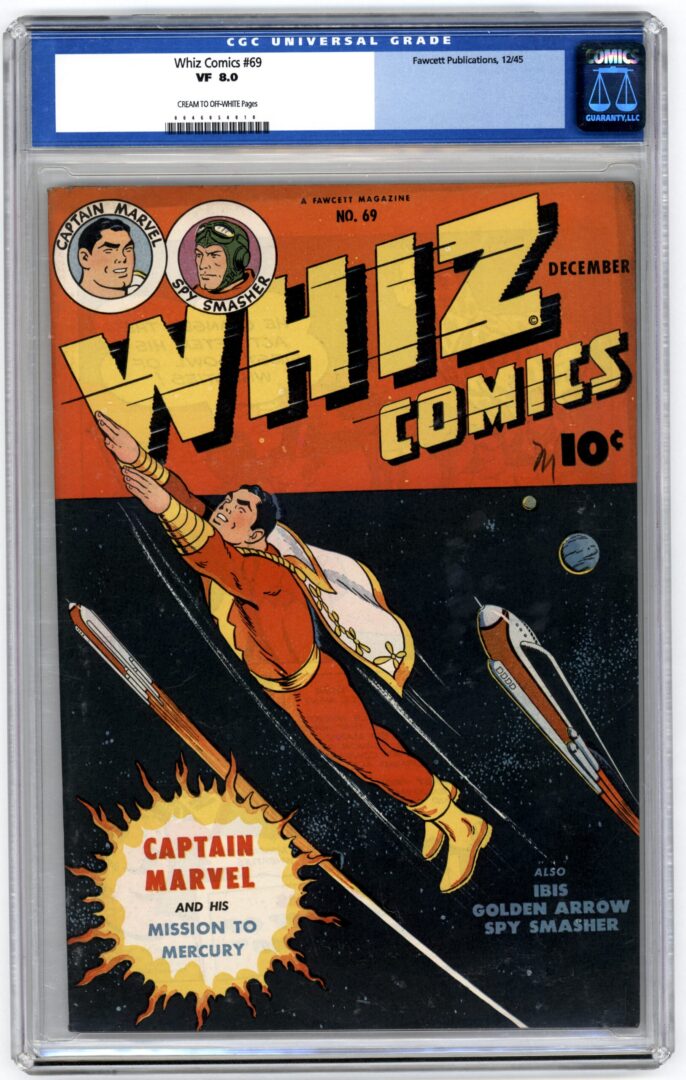 Whiz Comics #69  CGC 8.0
