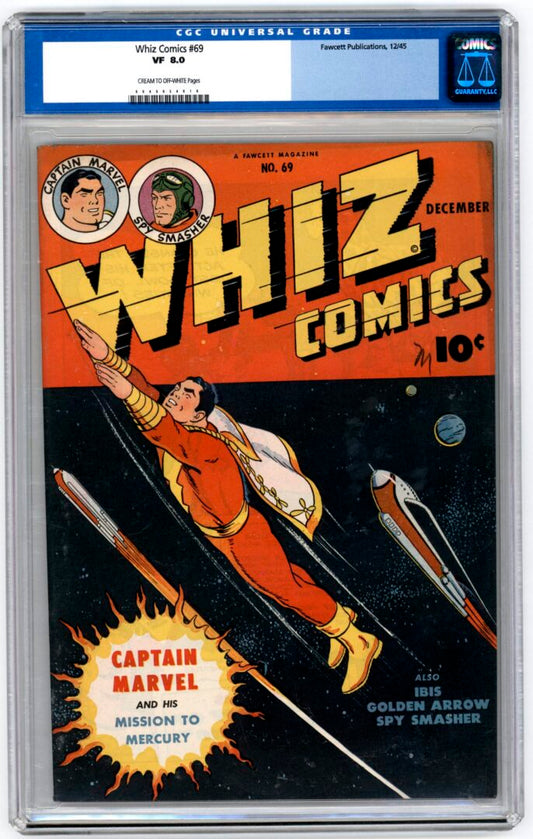Whiz Comics #69  CGC 8.0