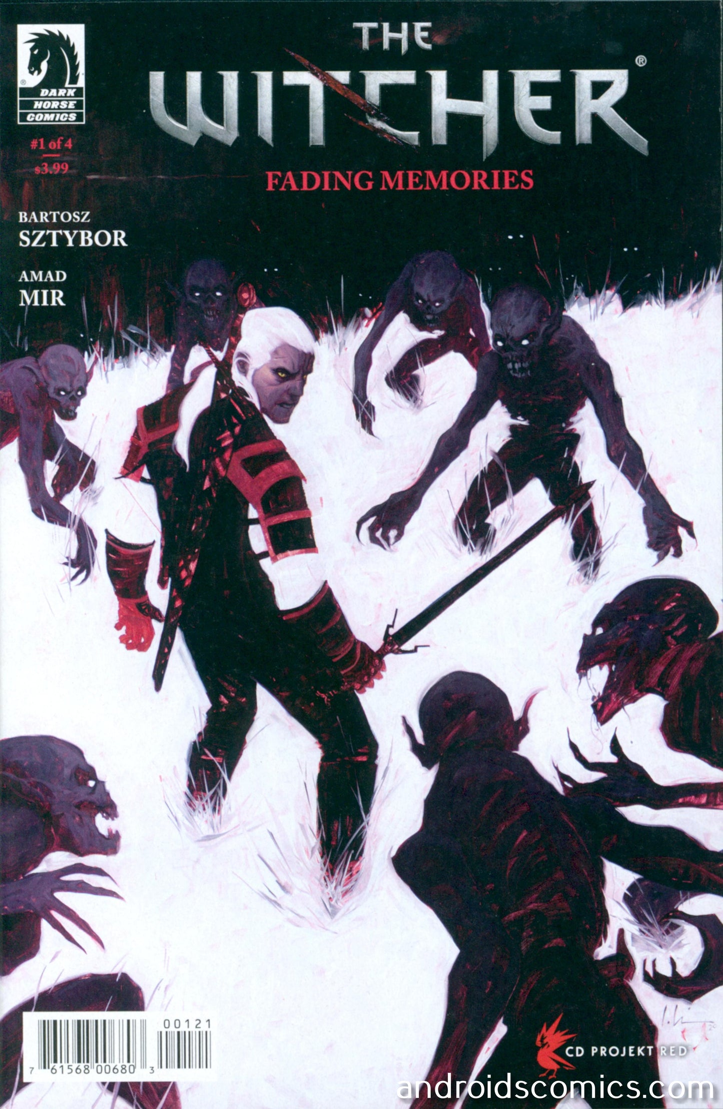 Witcher Fading Memories #1  Jeremy Wilson Cover