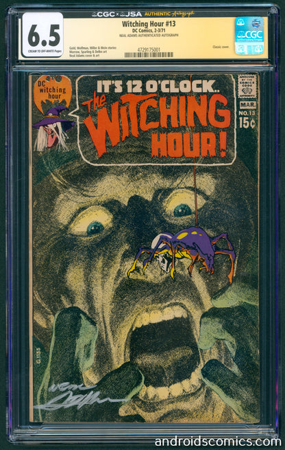 Witching Hour #13 CGC 6.5  Signed by Neal Adams