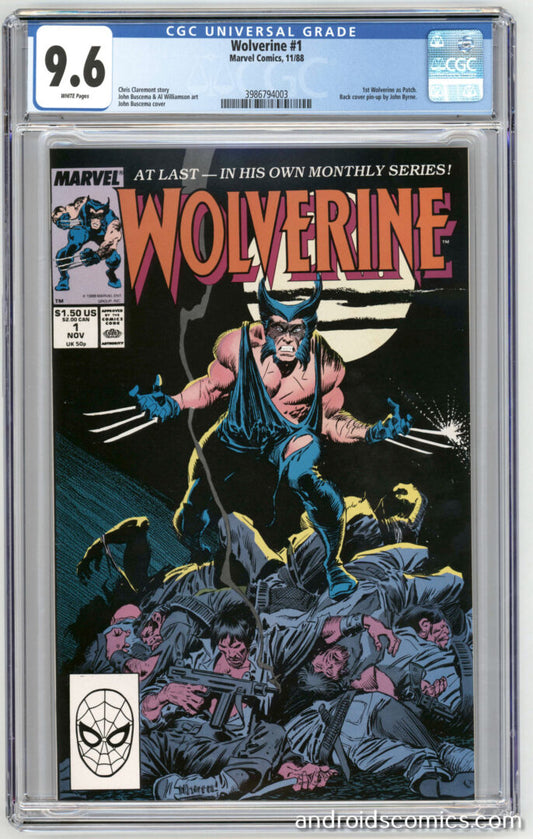 Wolverine #1  CGC 9.6  1st Wolverine as Patch