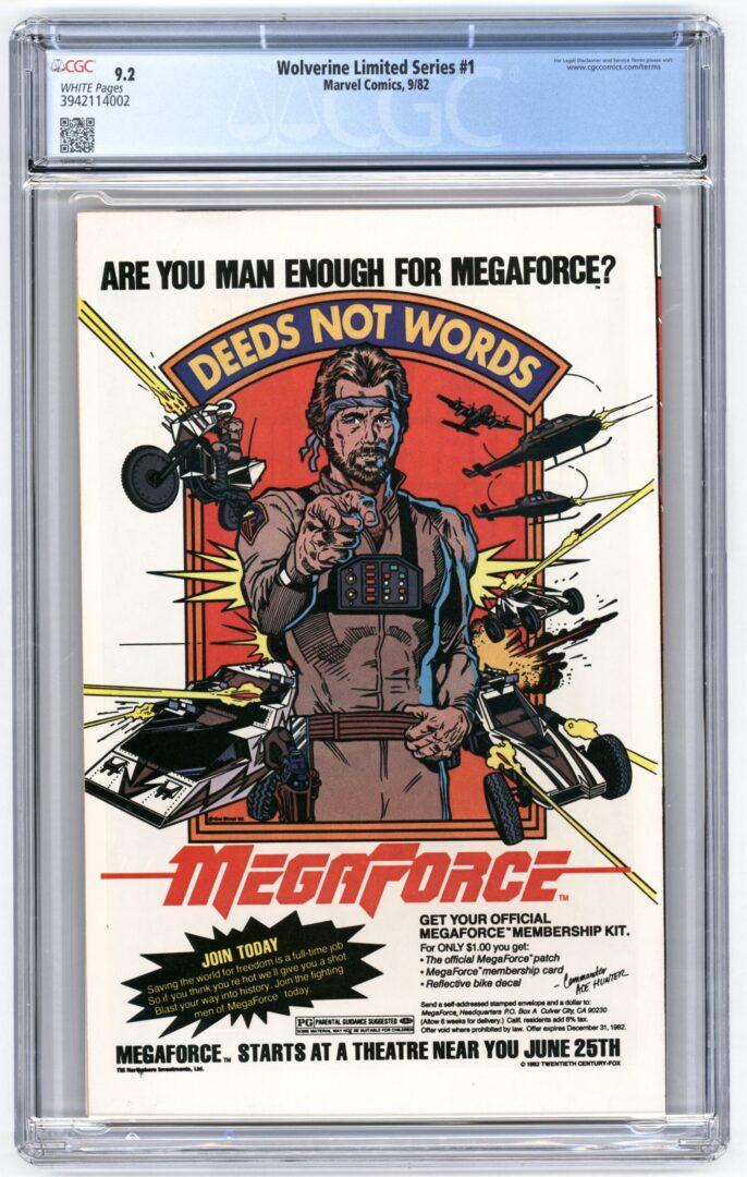 Wolverine #1  Newsstand Edition  CGC 9.2