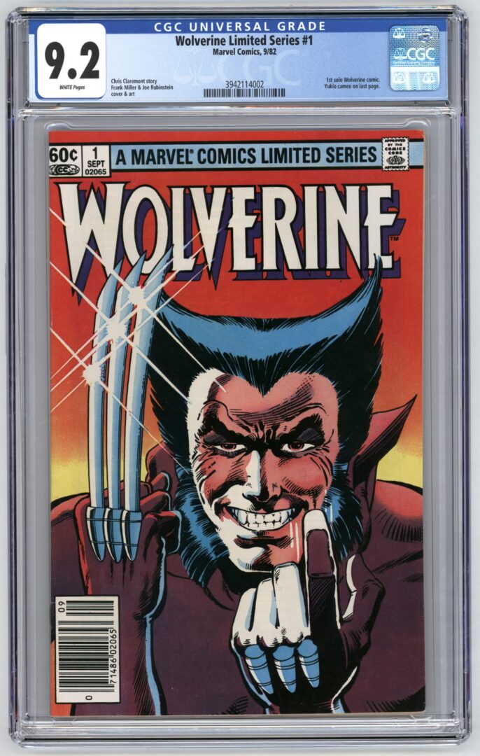 Wolverine #1  Newsstand Edition  CGC 9.2