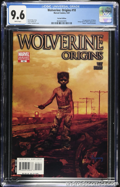Wolverine Origins #10  CGC 9.6 Suydam Variant  1st App. of Daken