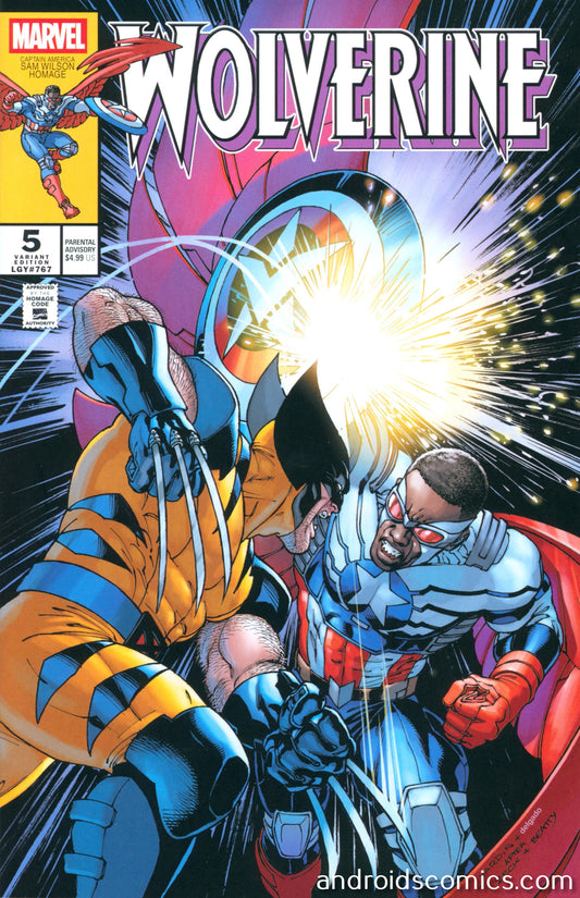 Wolverine #5 David Yardin Captain America Sam Wilson Homage Variant
