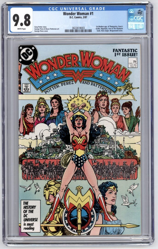 Wonder Woman #1  CGC 9.8  1st Modern appearance of Themyscira