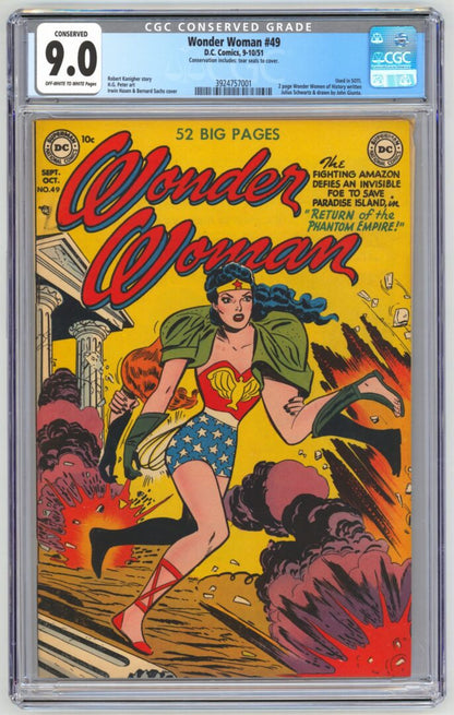 Wonder Woman #49  CGC 9.0 Conserved