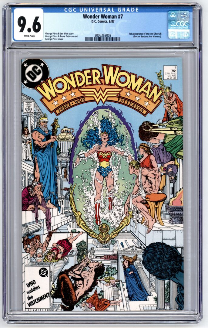 Wonder Woman #7  CGC 9.6  1st App. of Cheetah