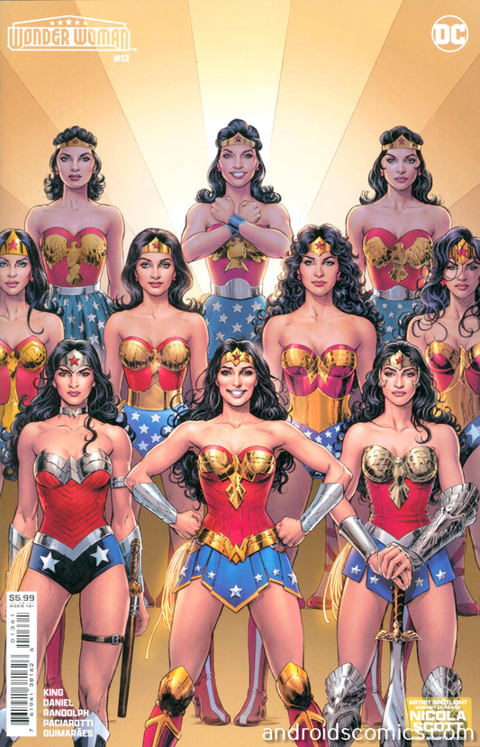 Wonder Woman #13 Cover D Nicola Scott Artist Spotlight  Variant (Absolute Power)