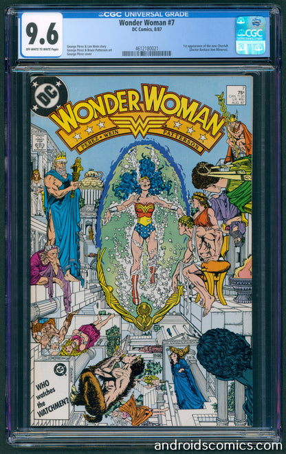Wonder Woman #7  CGC 9.6  1st App. of Cheetah